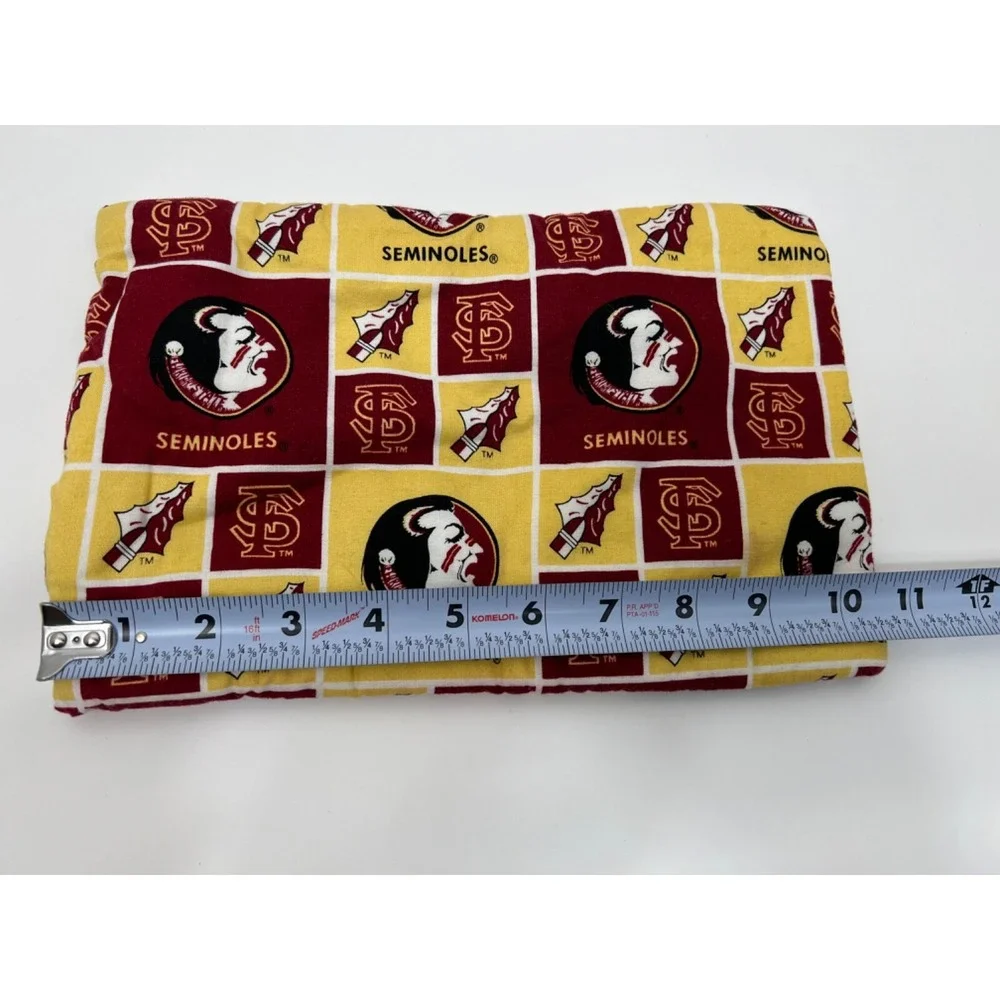 Seminoles Florida State FSU Spearhead Cloth Purse Pouch Pocket‎ Handmade